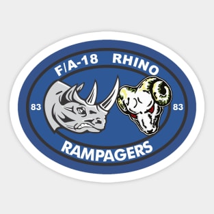 VFA-83 Rampagers - F/A-18 Sticker